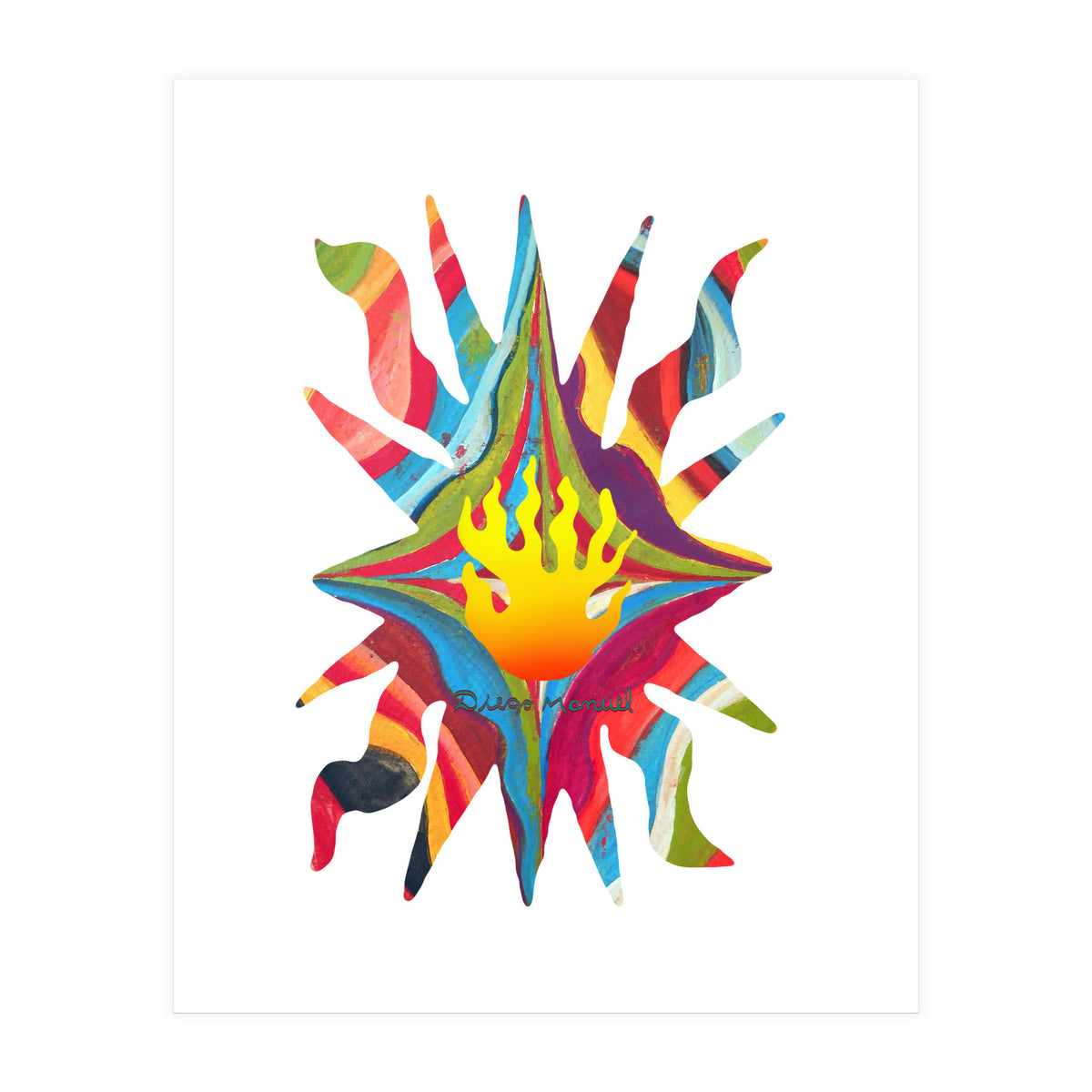 Fuego 36 Copia (Print Only)