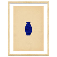 Ultramarine minimalist vase