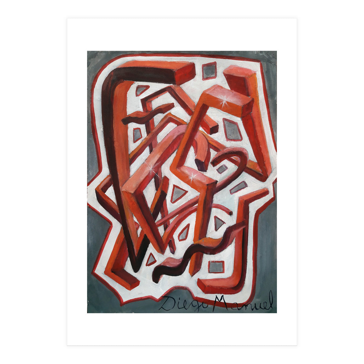 Formas En El Espacio 33 (Print Only)