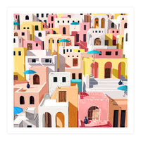 Pastel Cityscape (Print Only)