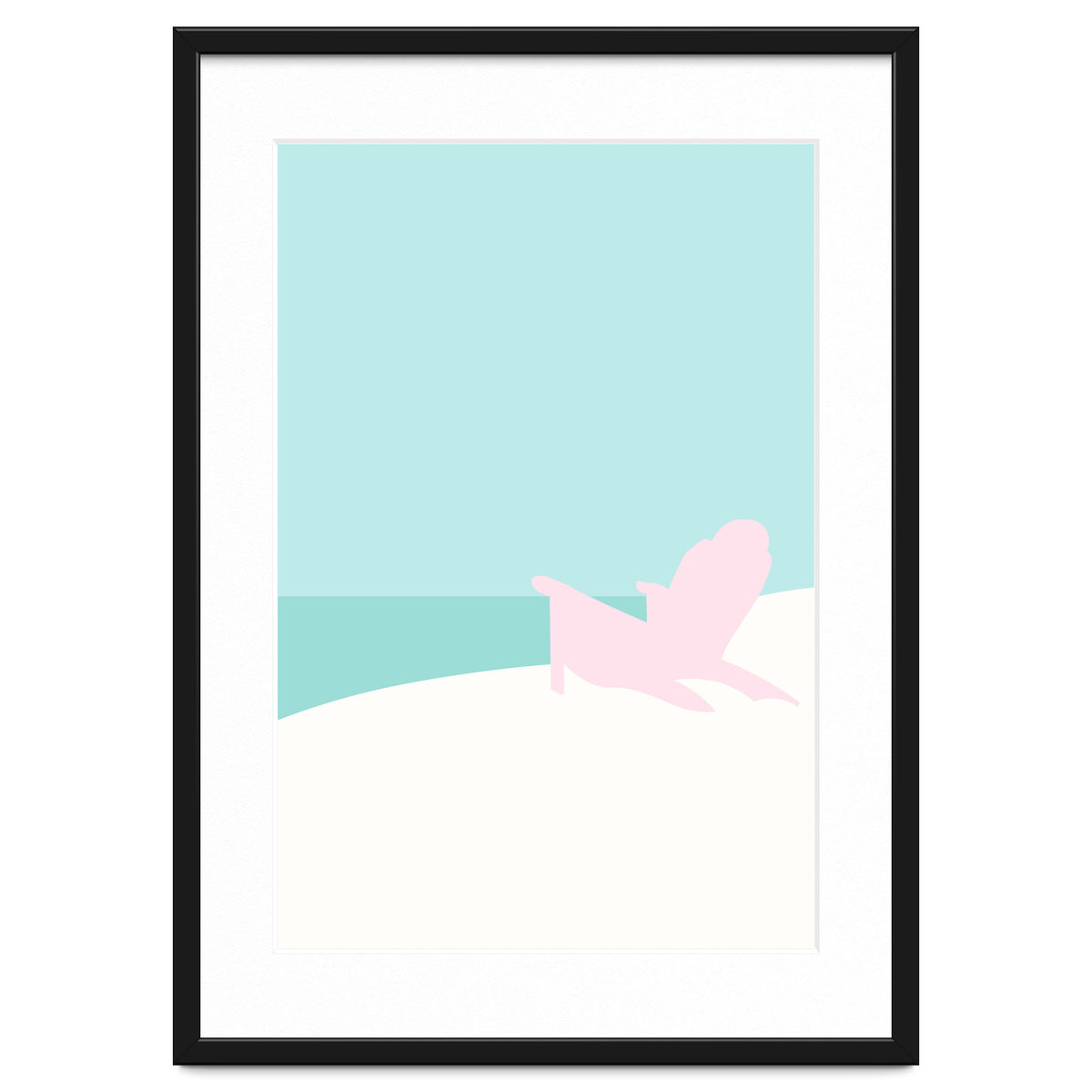 Minimal Beach Chair - Turquoise Coast