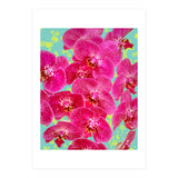 Finding My Way Back To Myself, Botanical Nature Plants Floral, Flowers Garden Colorful Boho Painting Summer Blossom (Print Only) thumbnail