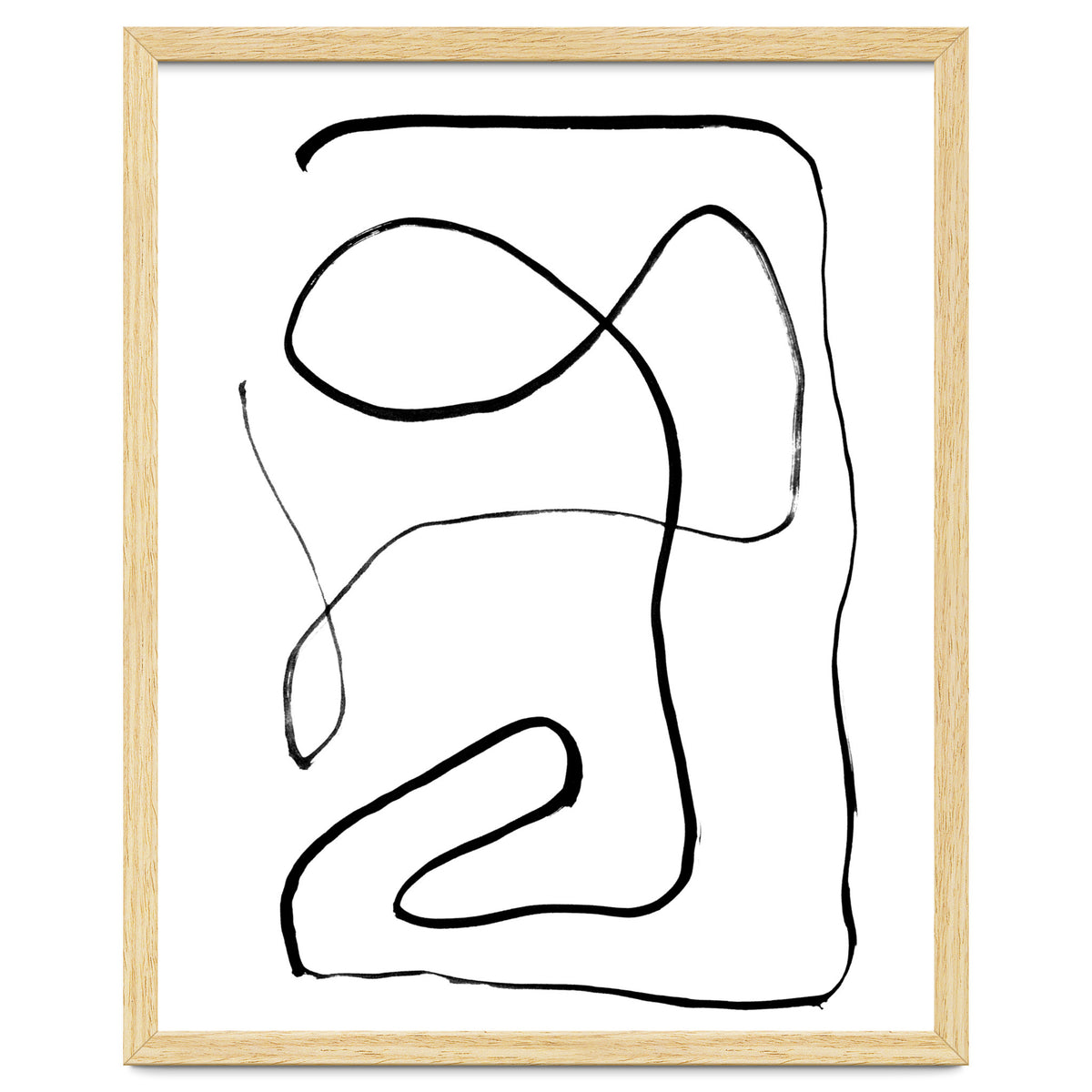 Mid-Century Line Art Print #2