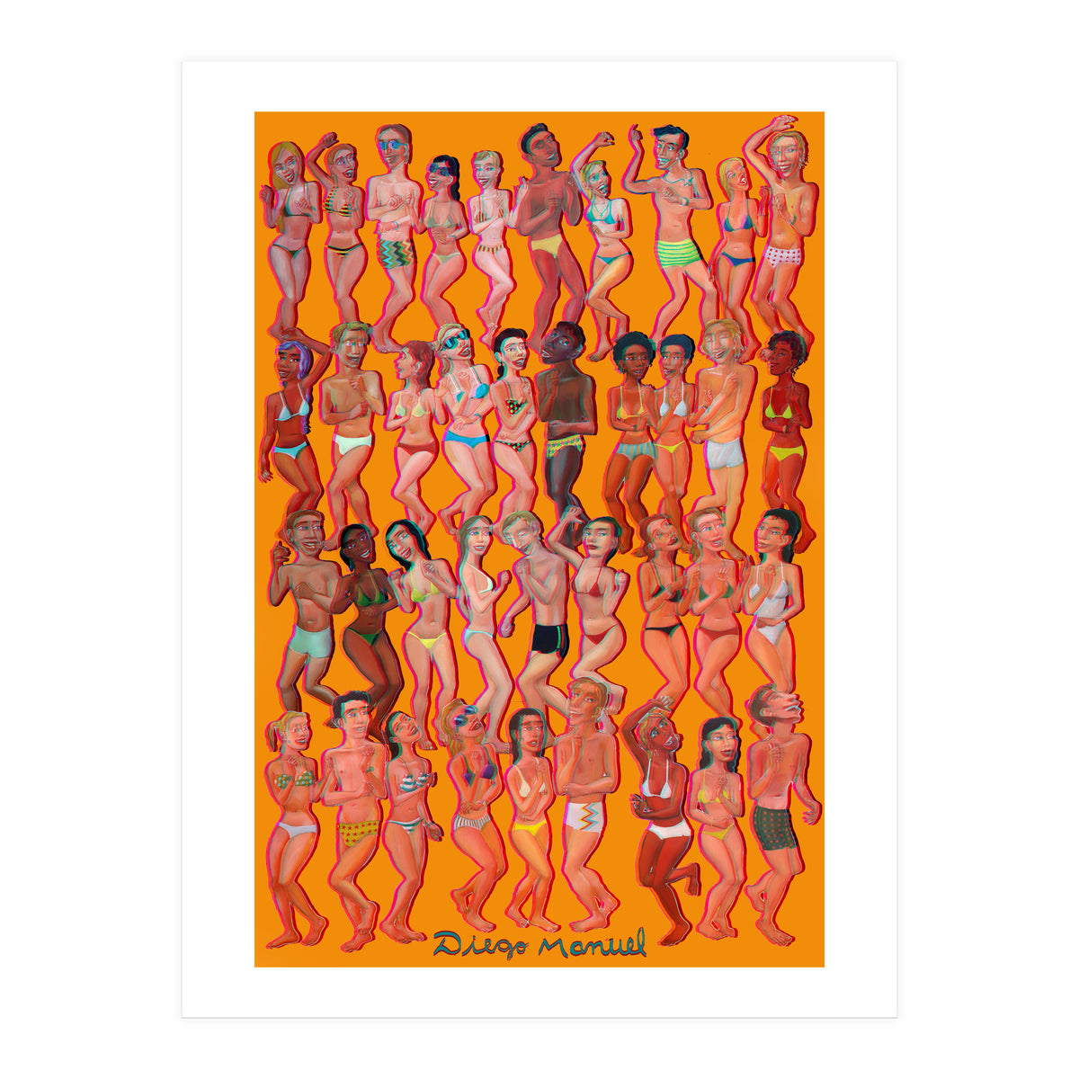 Bailando En La Playa 3d (Print Only)