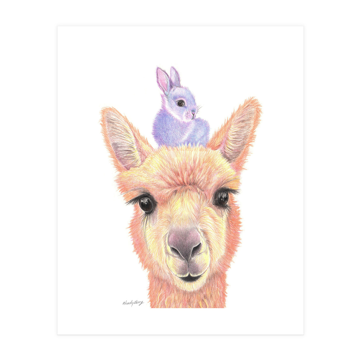 Alpaca and Bunny (Print Only)