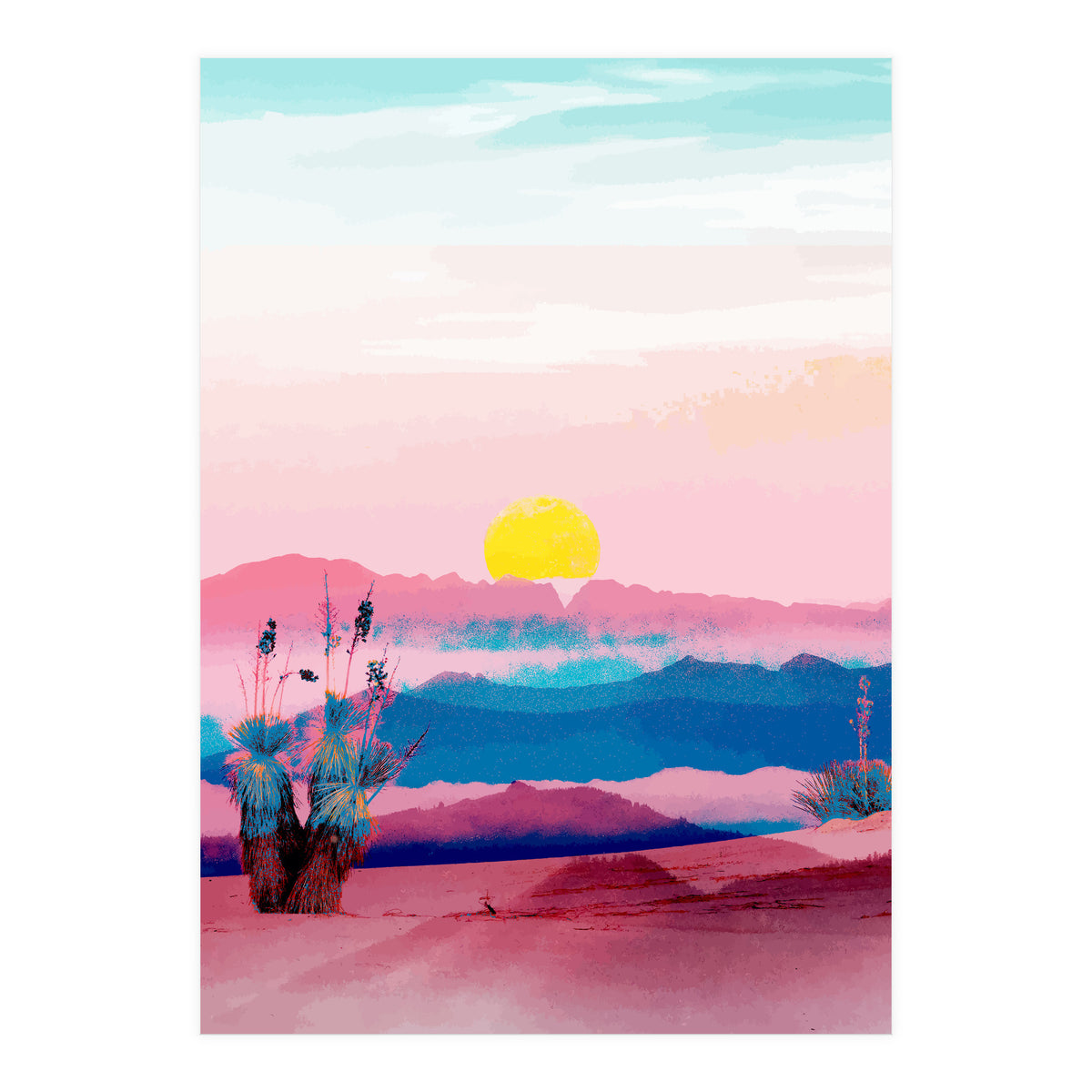 Her Heart Was Made Of Liquid Sunsets (Print Only)