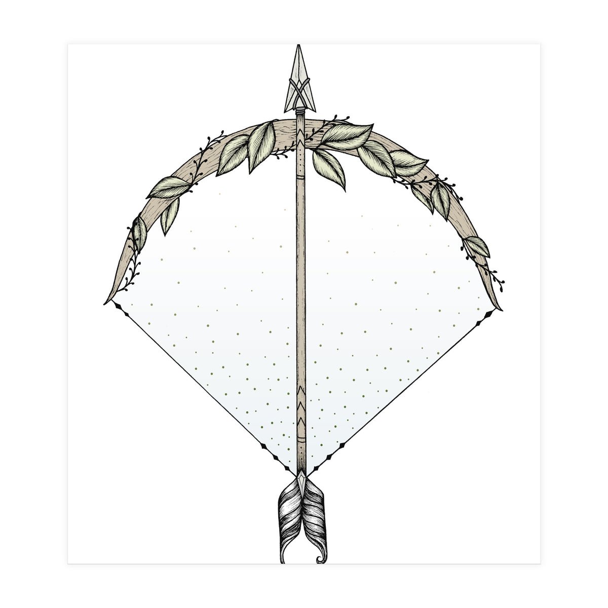 Bow And Arrow (Print Only)