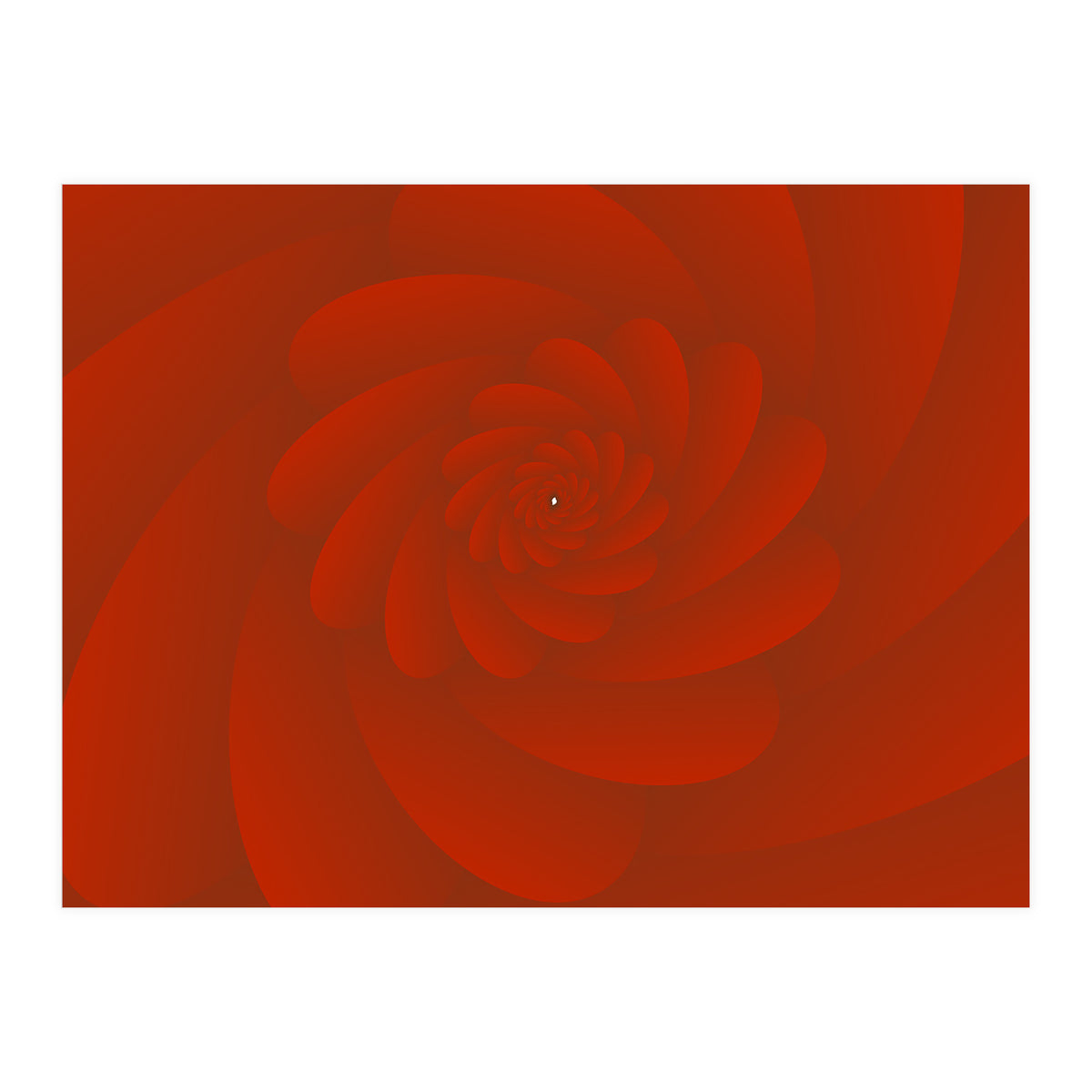 3 D Image Abstract Rose Flower ART (Print Only)