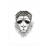 Wild Lion (bw) (Print Only) thumbnail