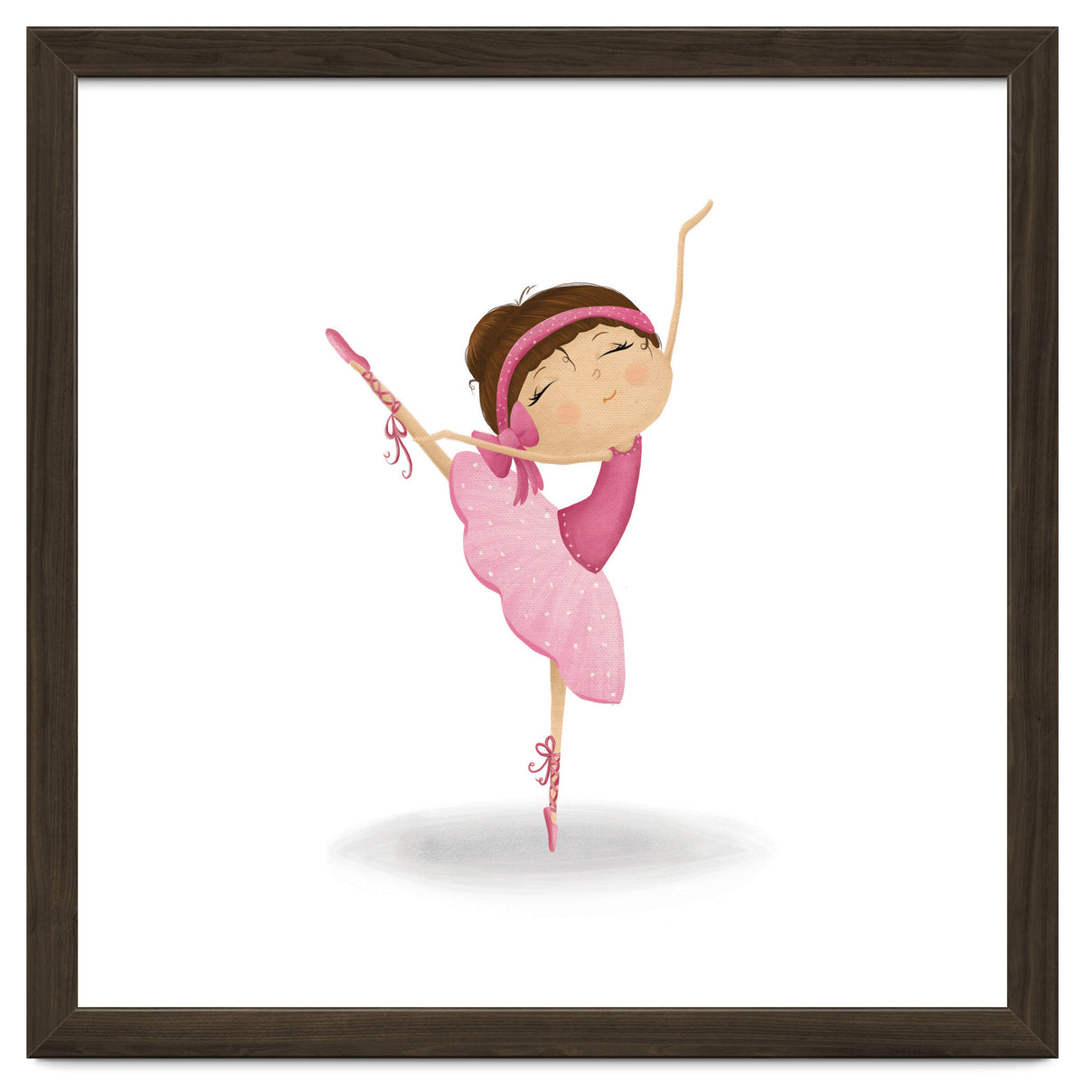 Adorable Ballerina Nursery Print