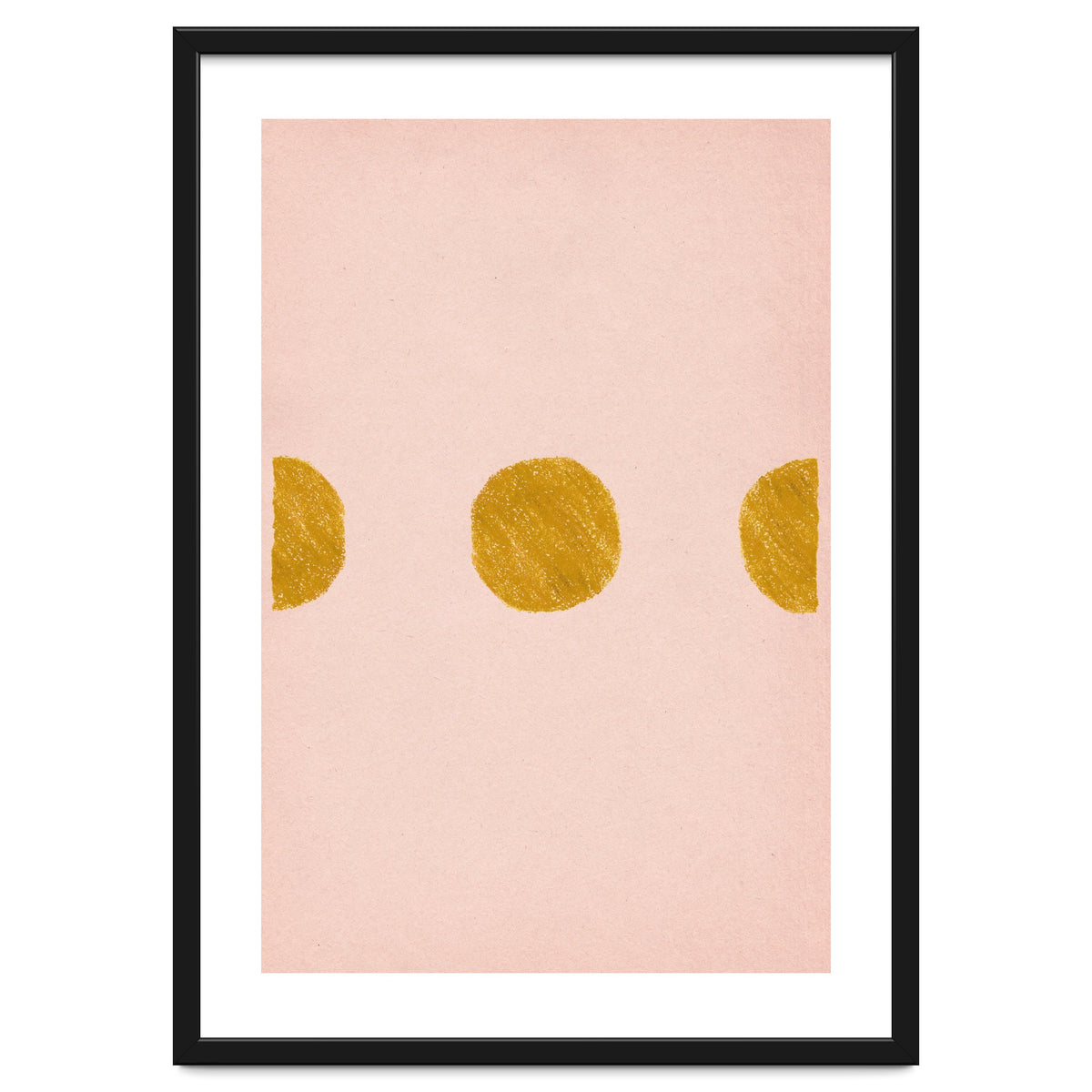 Pink and rust minimalist shapes