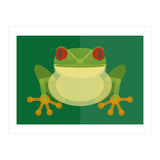 Mid Century Geometric Tree Frog (Print Only) thumbnail