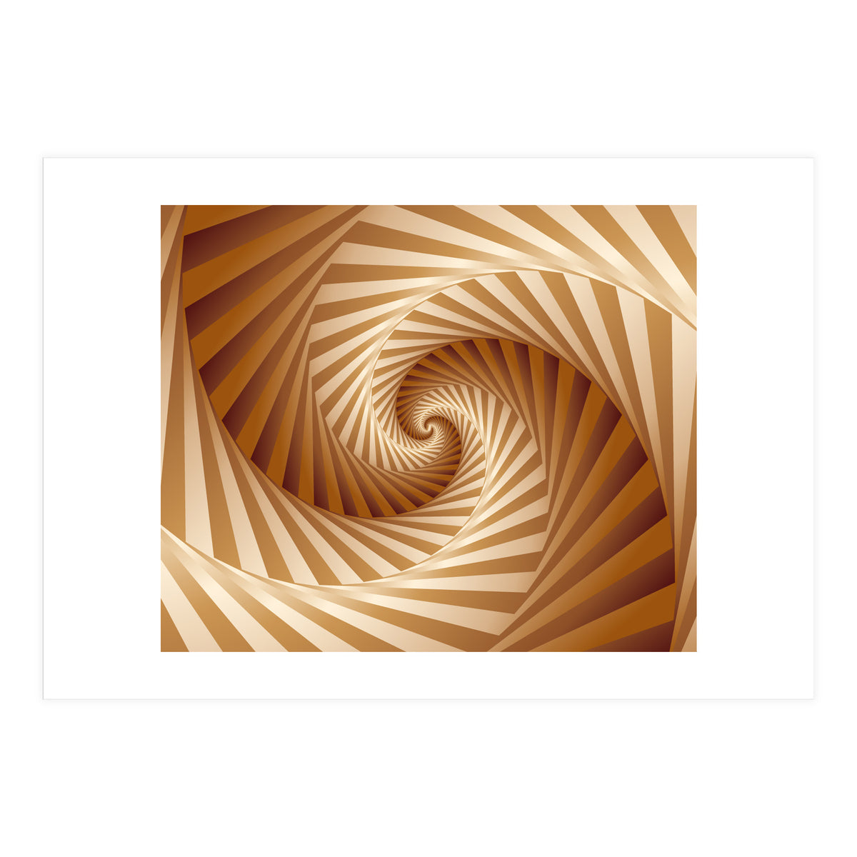 3D Effect Spiral Pattern (Print Only)