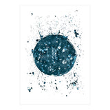 Indigo Blue Botanical Leaves No. 8 (Print Only) thumbnail