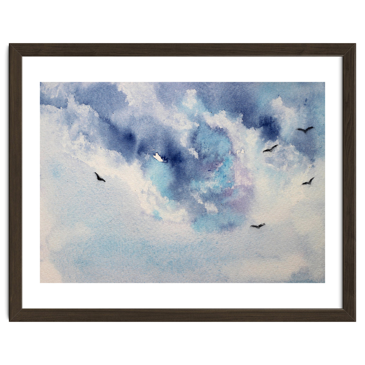 Dramatic sky || watercolor