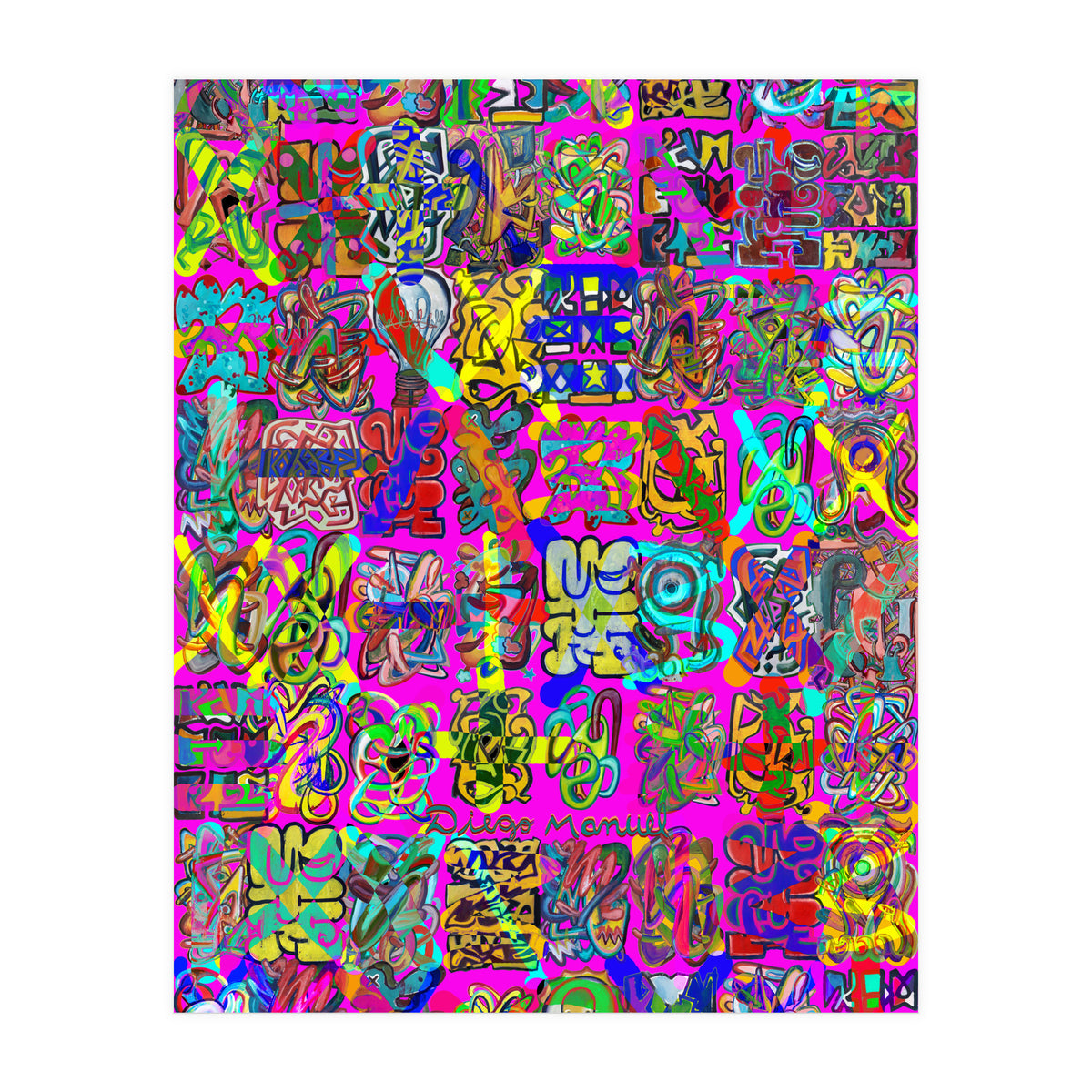 Graffitis 2021 Tapiz 106 (Print Only)