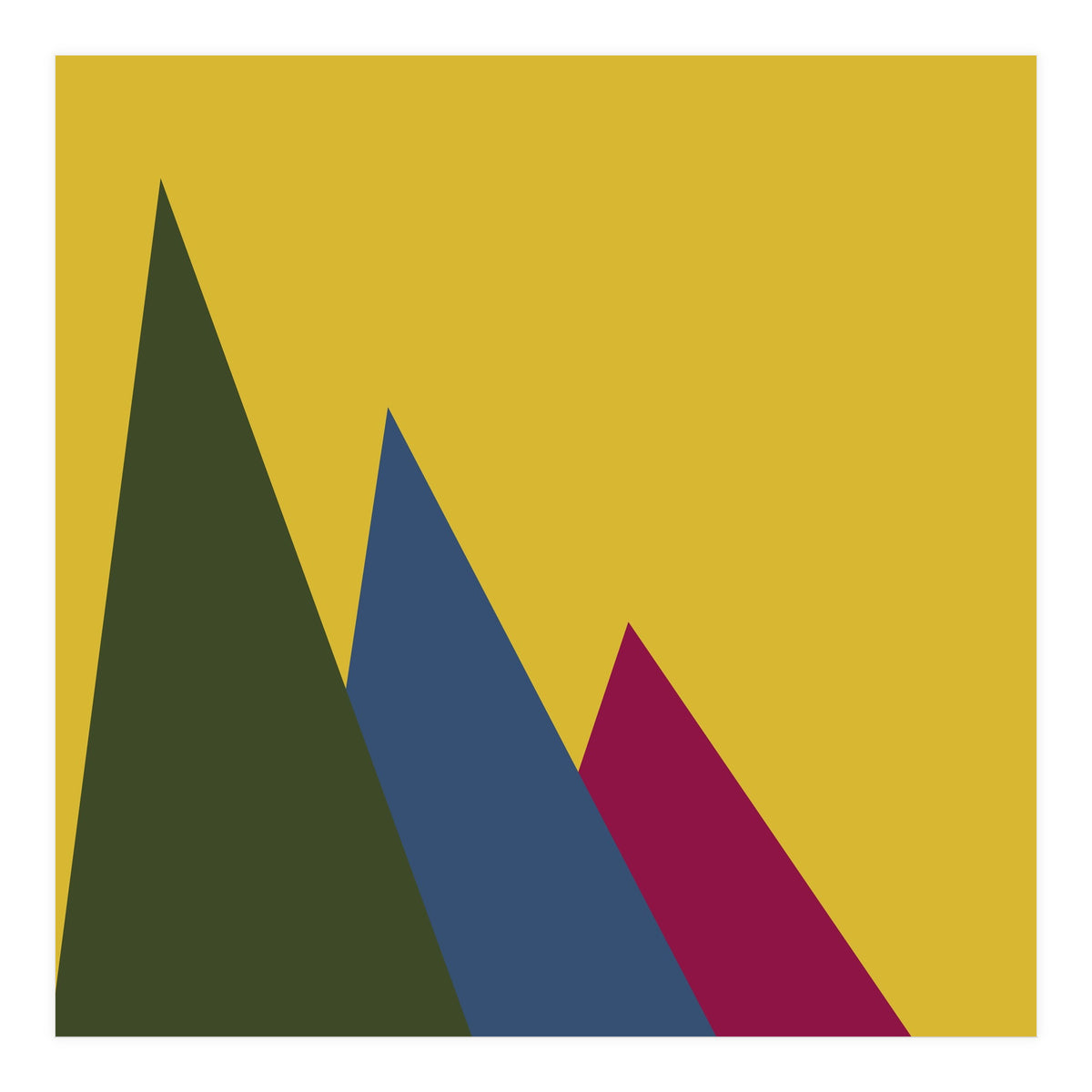 Abstract modern forest (Print Only)