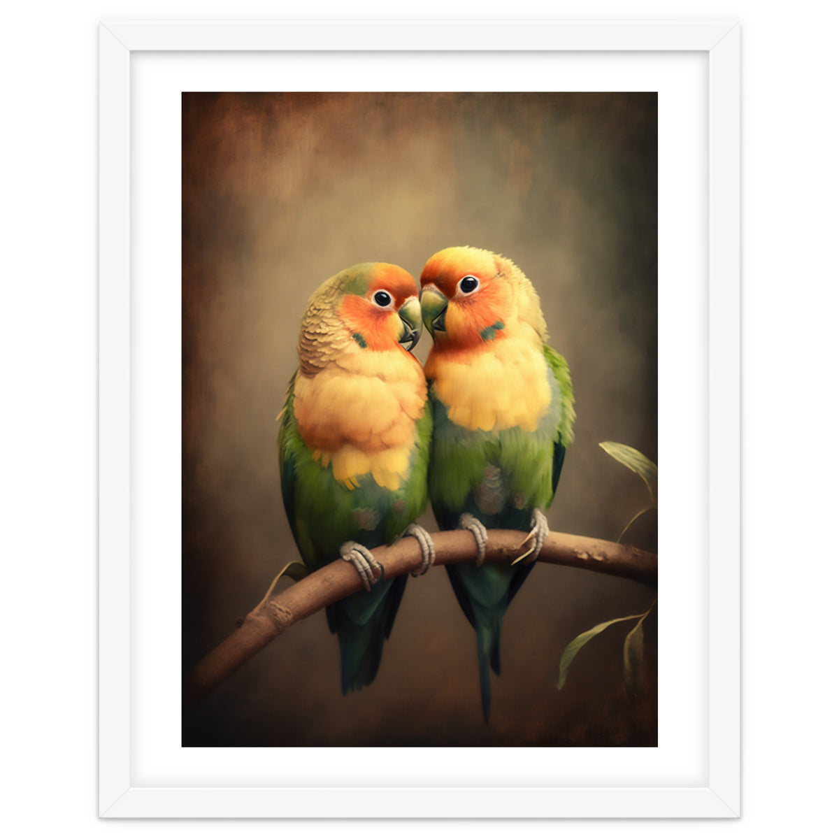 Lovebirds Painting