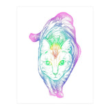 Rainbow Pastel Cat (Print Only) thumbnail