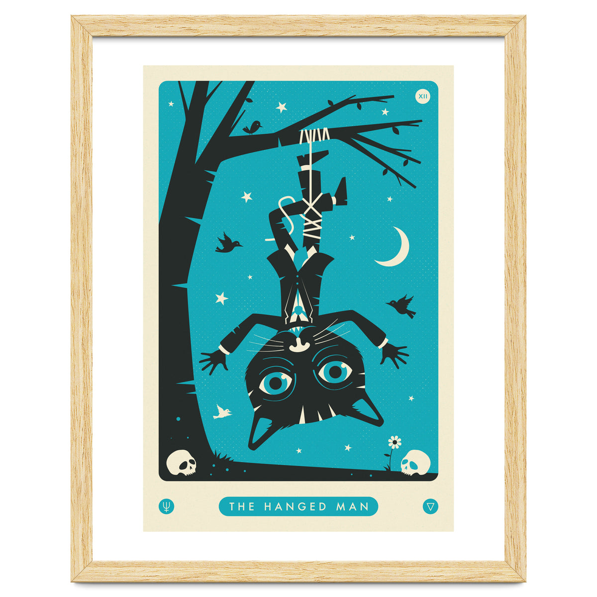 TAROT CARD CAT: THE HANGED MAN