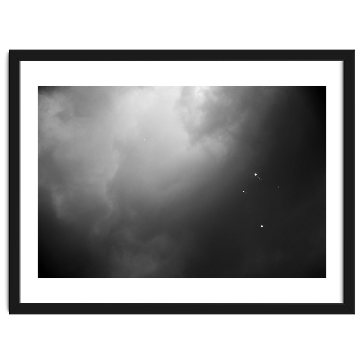 Four balloons and another one