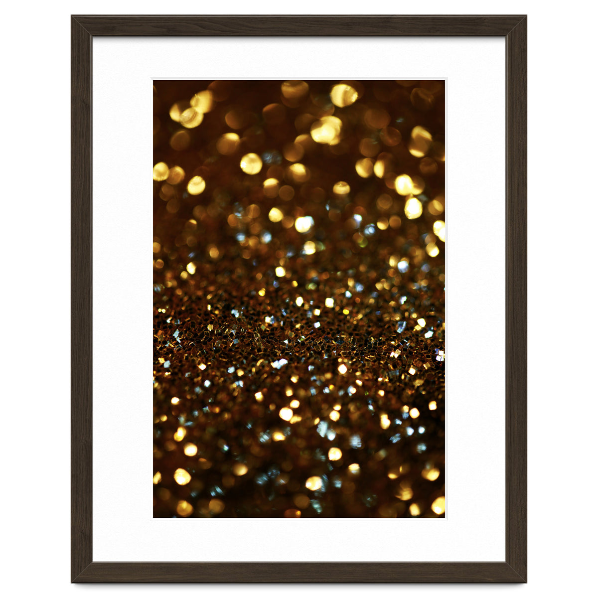 Golden glitter