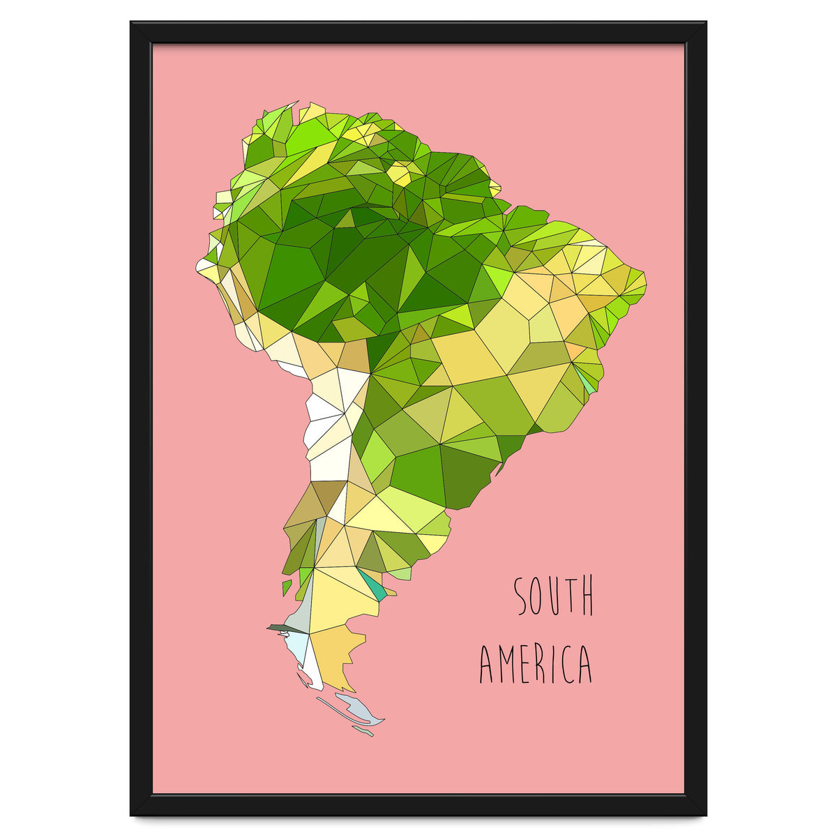 SOUTH AMERICA – Pink