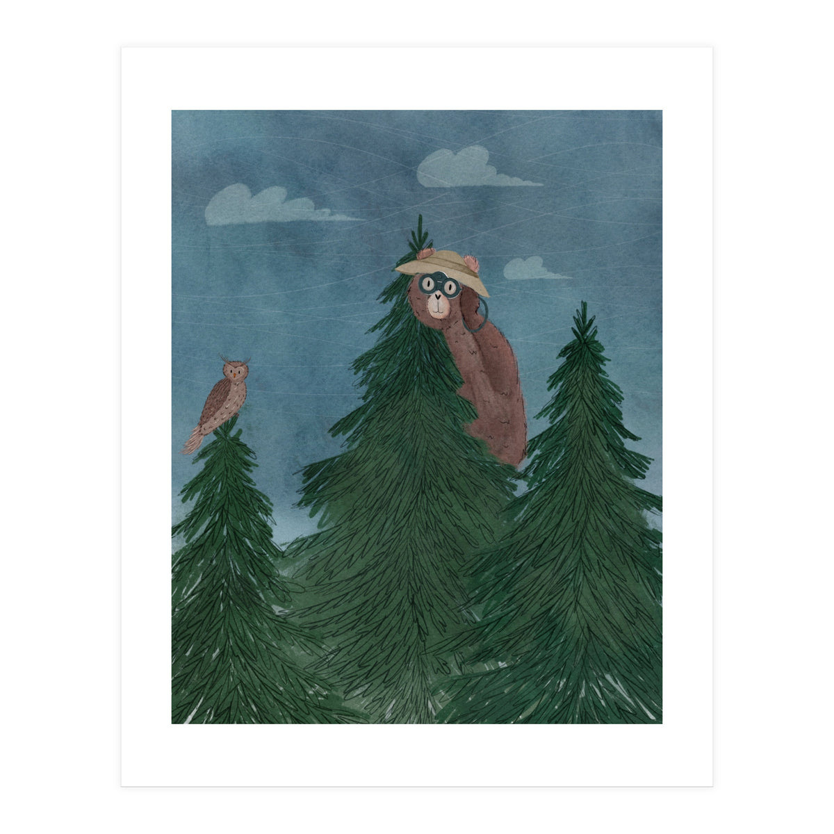 Up in the trees (Print Only)