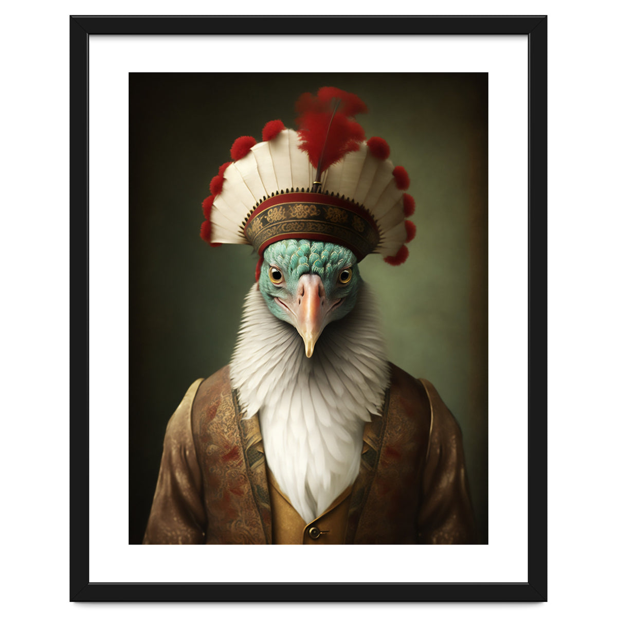 Turkey Designer Fashion Realistic Portrait Painting