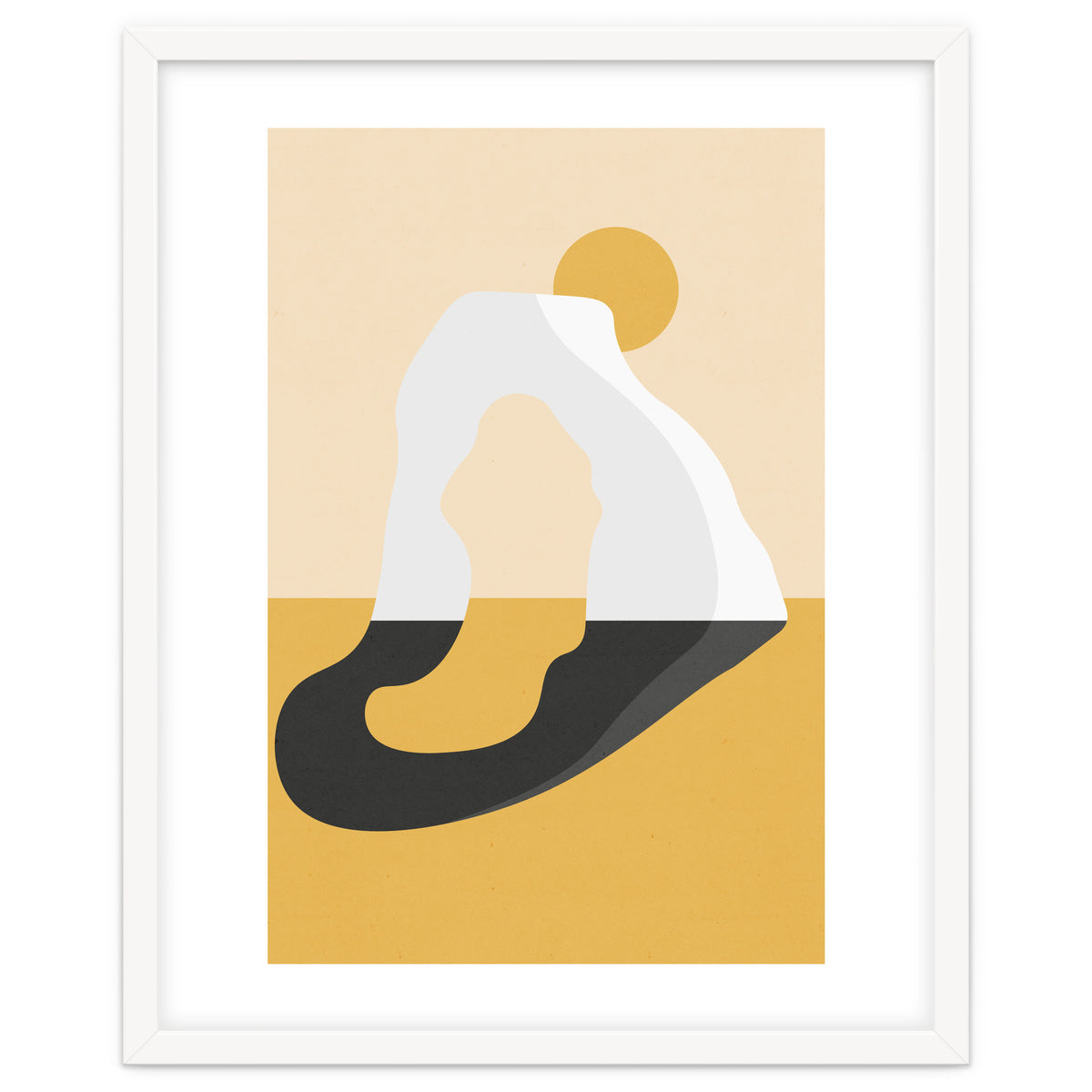 Abstract Arch - Golden Desert