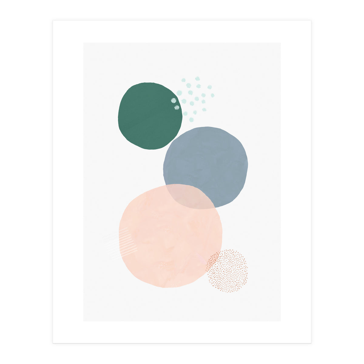 Abstract Soft Circles Part 3 (Print Only)