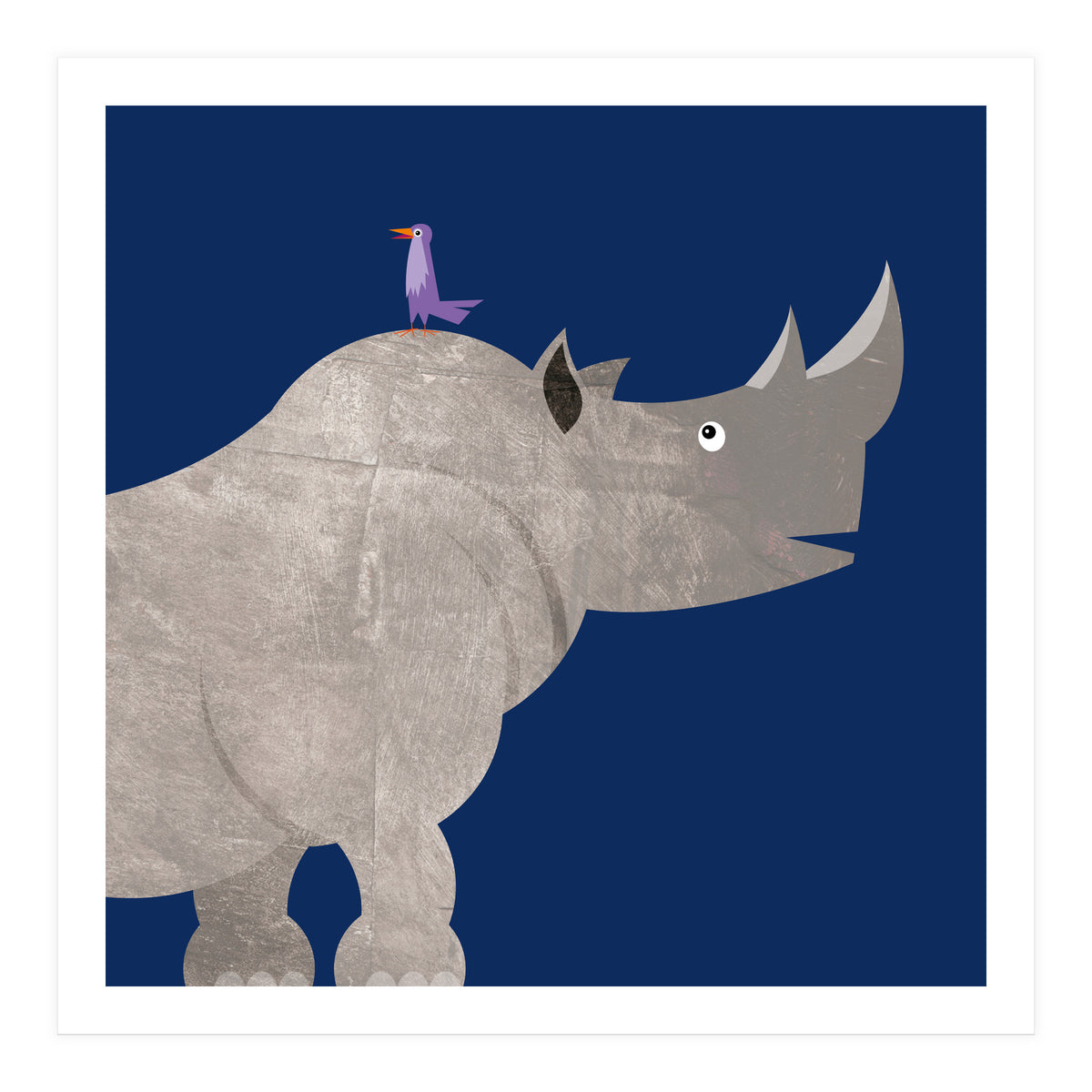 Kids Room Rhinoceros (Print Only)