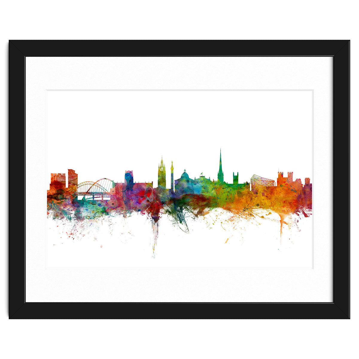 Newcastle England Skyline