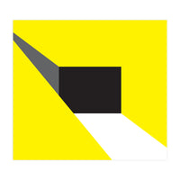 Geometric Shapes No. 20 - yellow, black & grey (Print Only)
