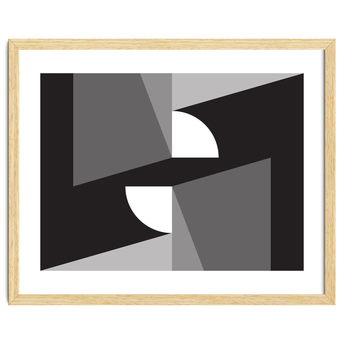 Geometric Shapes No. 11 - monochrome