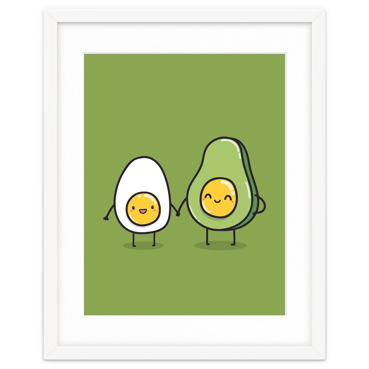 Egg Avocado best friends