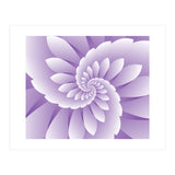 Abstract Purple Floral  (Print Only) thumbnail