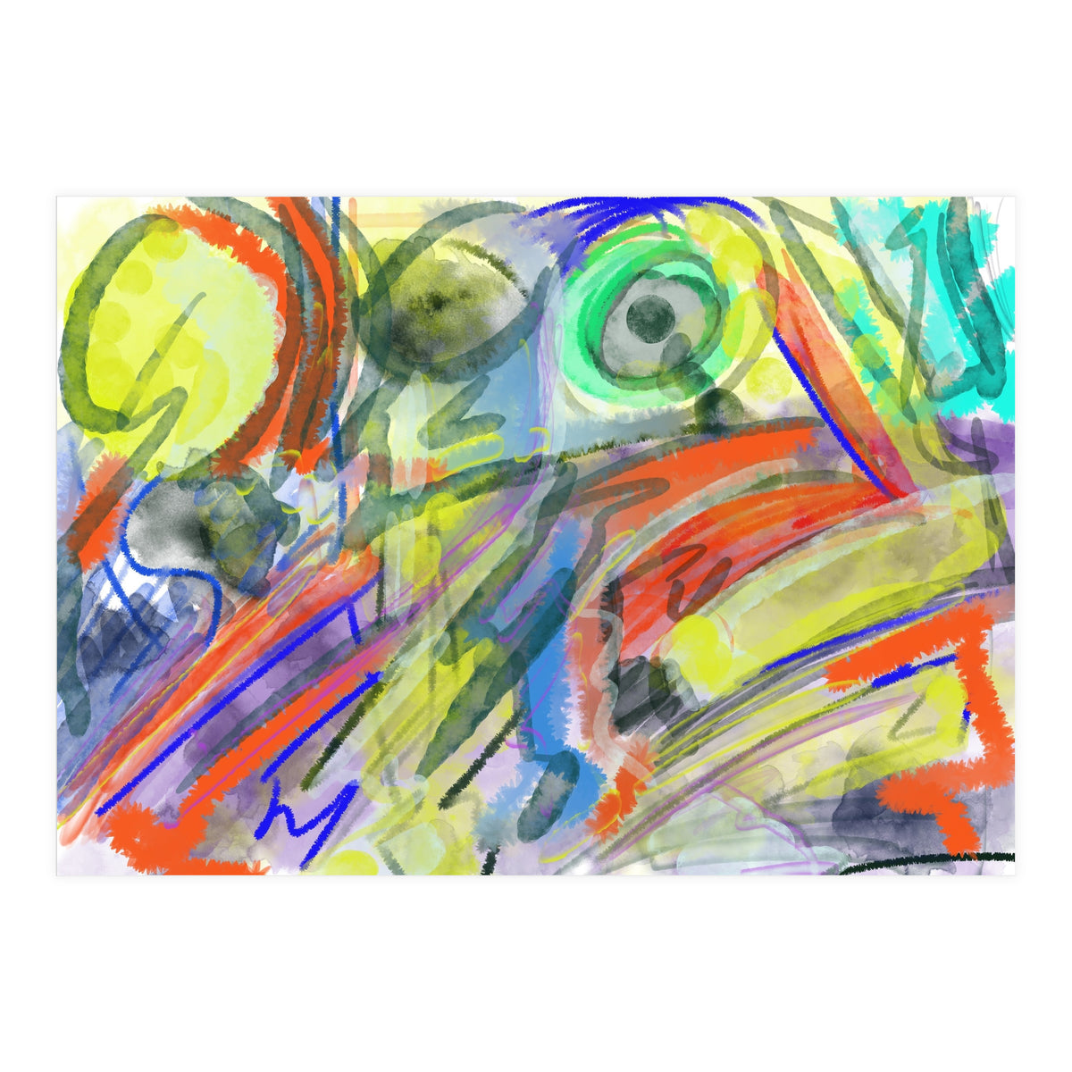 Aquarela Digital 1 (Print Only)