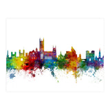 Canterbury England Skyline (Print Only) thumbnail