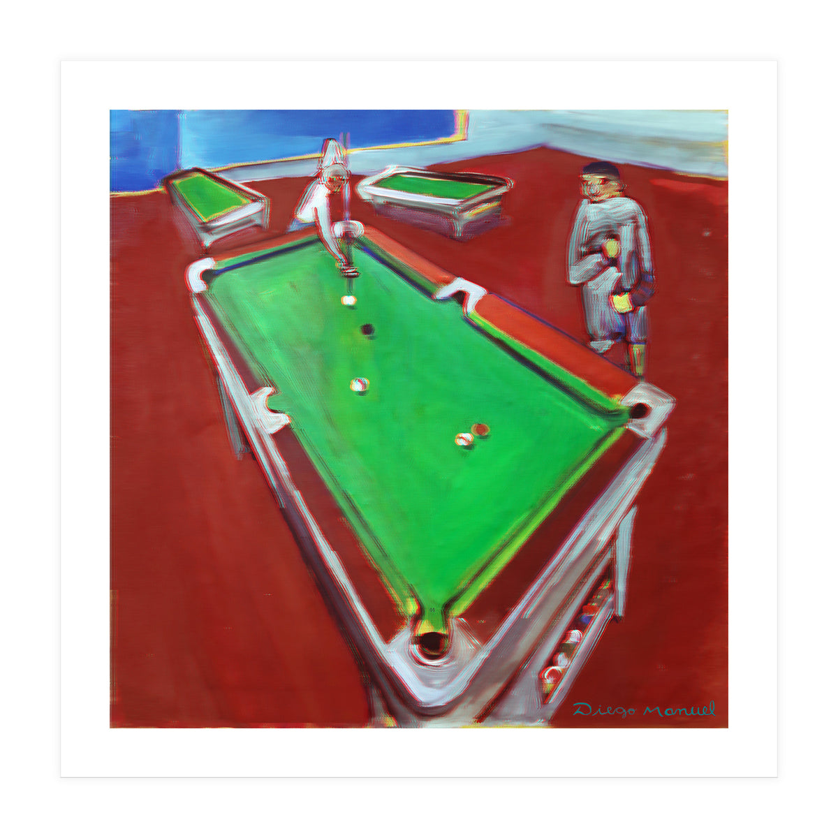 Noche De Pool 2 4 (Print Only)
