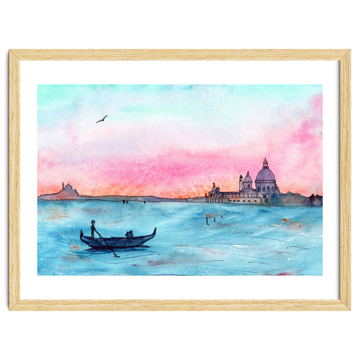 Sunset in Venice || watercolor