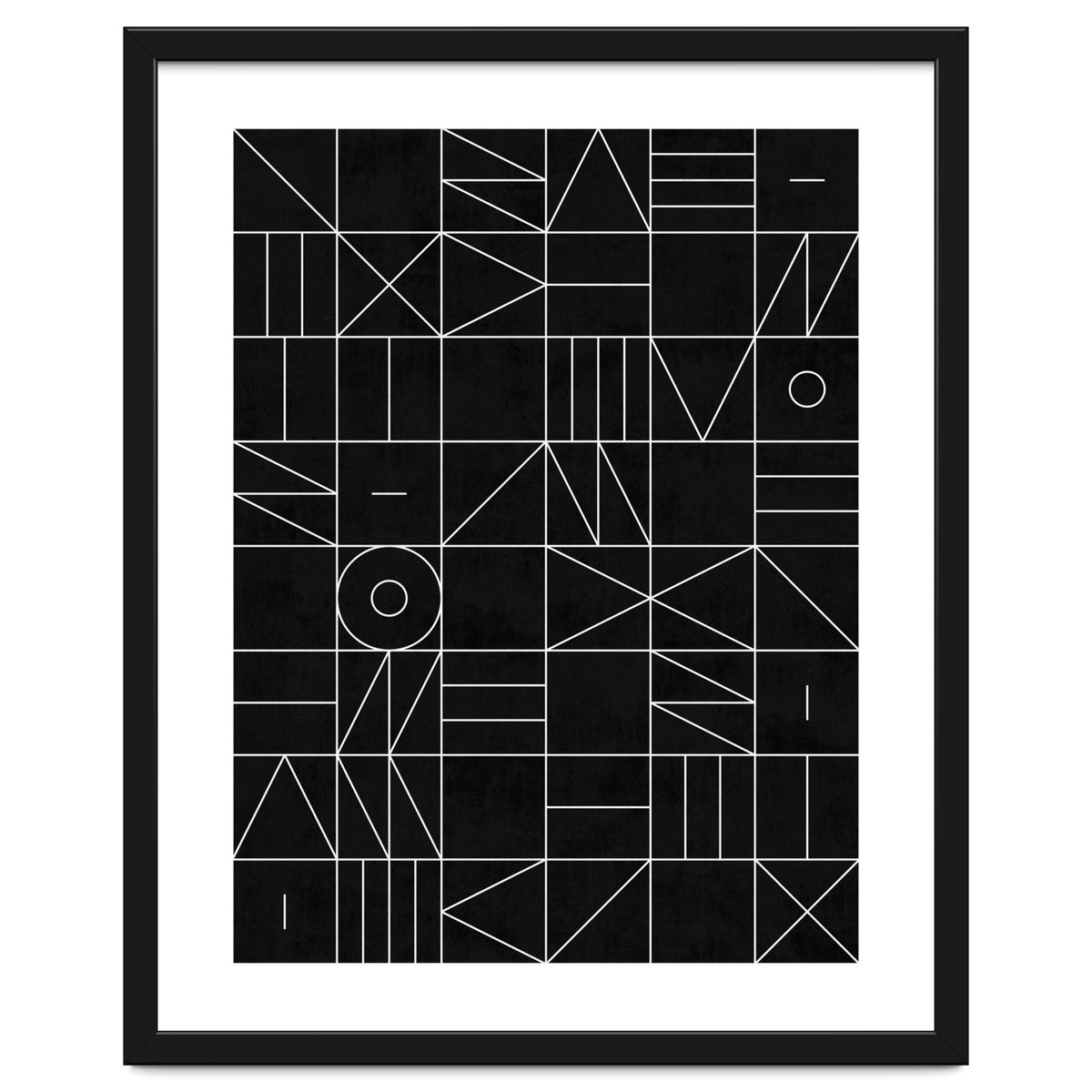 My Favorite Geometric Patterns No.9 - Black