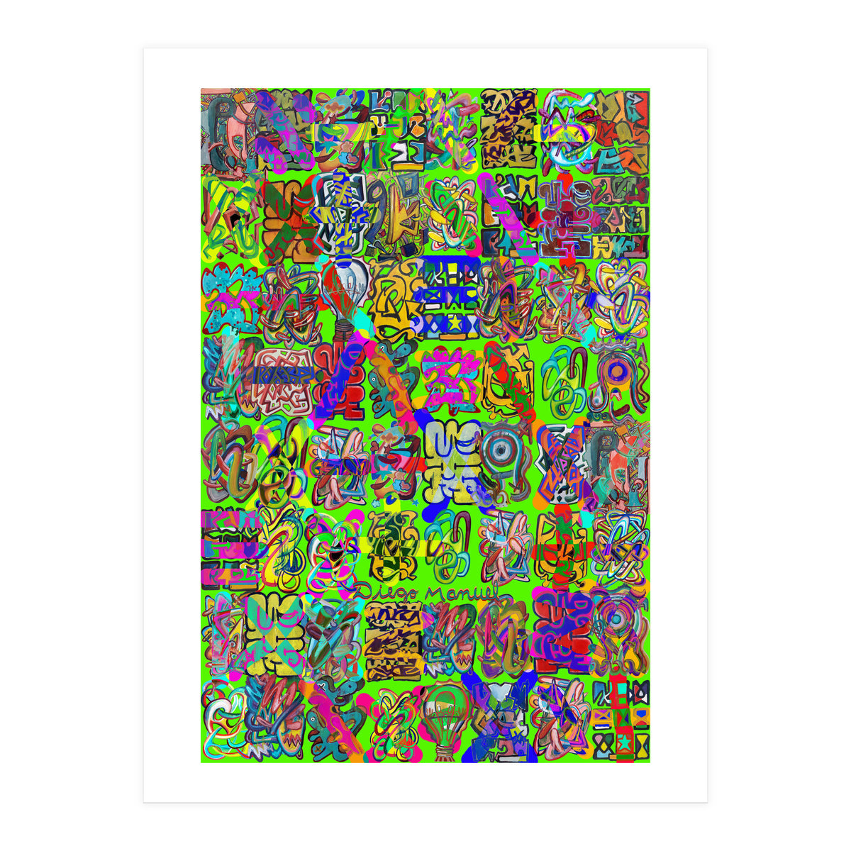 Graffitis 2021 Tapiz 103 (Print Only)