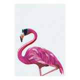 Flamingo Portrait Wearing Sunglasses (Print Only) thumbnail