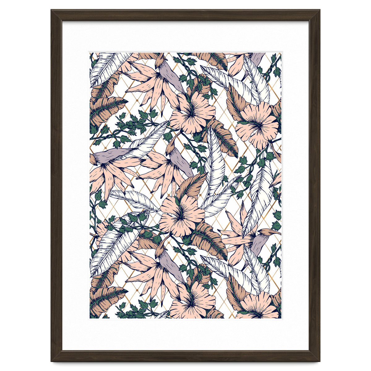 Exotic flowering and pattern geometric