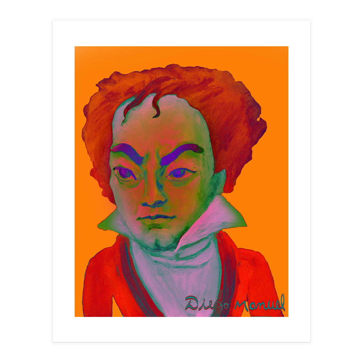 Beethoven Multicolor 1 (Print Only)
