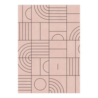 My Favorite Geometric Patterns No.20 - Pale Pink (Print Only)