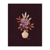 Purple Floral Vase Still Life (Print Only) thumbnail