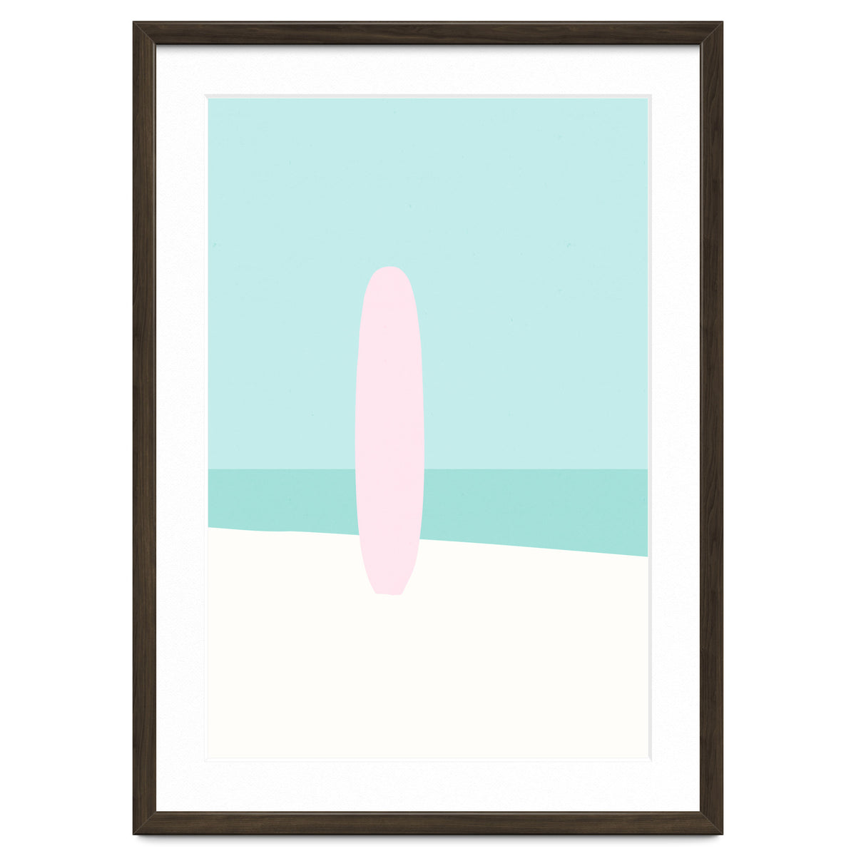 Minimal Surfboard - Turquoise Coast
