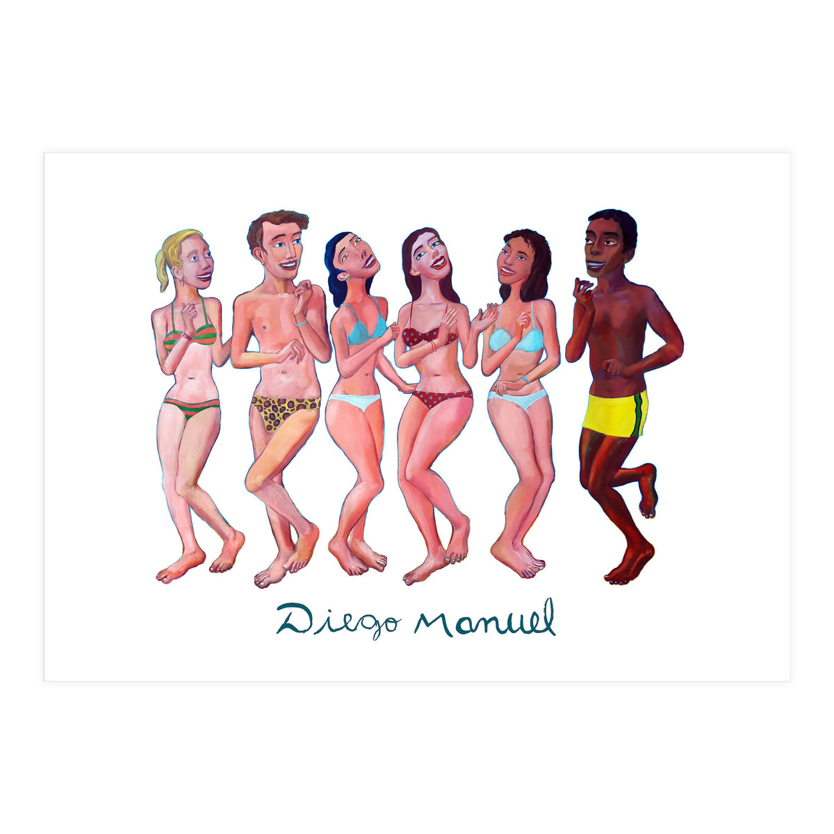 Fiesta En La Playa 3b (Print Only)